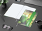 Notizbuch Memo-Book Umfang klein Hardcover individuell bedruckt, DIN A4, Lineatur Winkelkaro, Einband-Oberfläche matt