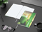 Notizbuch Memo-Book Umfang klein Hardcover individuell bedruckt, DIN A5, Lineatur Winkelkaro, Einband-Oberfläche glänzend