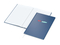 Notizbuch Memo-Book Umfang klein Hardcover matt-farbig, DIN A4, Lineatur Winkelkaro