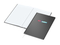 Notizbuch Memo-Book Umfang klein Hardcover matt-farbig, DIN A4, Lineatur Winkelkaro