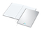 Notizbuch Memo-Book Umfang klein Hardcover matt-farbig, DIN A4, Lineatur Winkelkaro