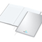Notizbuch Memo-Book Umfang klein Hardcover matt-farbig, DIN A4, Lineatur Winkelkaro