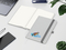Notizbuch Ocean-Book RECYCLING rPET-Hardcover farbig A5, Lineatur Punktraster, Material-Infoblatt nein