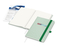 Notizbuch Ocean-Book RECYCLING rPET-Hardcover farbig A5, Lineatur Punktraster, Material-Infoblatt ja