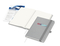 Notizbuch Ocean-Book RECYCLING rPET-Hardcover farbig A5, Lineatur Punktraster, Material-Infoblatt ja