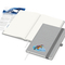Notizbuch Ocean-Book RECYCLING rPET-Hardcover farbig A5, Lineatur Punktraster, Material-Infoblatt ja