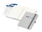 Notizbuch Ocean-Book RECYCLING rPET-Hardcover farbig A5, Lineatur Punktraster, Material-Infoblatt ja