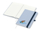 Notizbuch Ocean-Book RECYCLING rPET-Hardcover farbig A5, Lineatur Winkelkaro, Material-Infoblatt nein