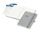 Notizbuch Ocean-Book RECYCLING rPET-Hardcover farbig A5, Lineatur Winkelkaro, Material-Infoblatt ja