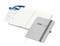 Notizbuch Ocean-Book RECYCLING rPET-Hardcover farbig A5, Lineatur Winkelkaro, Material-Infoblatt ja