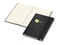 Notizbuch Visco-Book Buchleinen-Hardcover farbig A5, Papierfarbe/Lineatur Cremefarben/Winkelkaro, Goldprägung inkl.