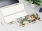 Tisch-Querkalender Compact RECYCLING 1 Woche = 2 Seiten 8–20 Uhr, Einband Naturpapier-Hardcover