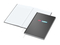Notizbuch Note-Book Ecken spitz Hardcover matt-farbig