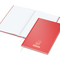 Notizbuch Note-Book Ecken spitz Hardcover matt-farbig, DIN A4, Lineatur Punktraster