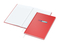 Notizbuch Note-Book Ecken spitz Hardcover matt-farbig, DIN A4, Lineatur Winkelkaro