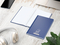 Notizbuch Note-Book Ecken spitz Hardcover matt-farbig, DIN A5, Lineatur Punktraster