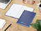 Notizbuch Note-Book Ecken spitz Hardcover matt-farbig, DIN A5, Lineatur Winkelkaro