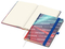 Notizbuch Match-Book Papier-Hardcover individuell bedruckt, DIN A5, Papierfarbe/Lineatur Cremefarben/Punktraster, Einband-Oberfläche matt
