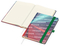 Notizbuch Match-Book Papier-Hardcover individuell bedruckt, DIN A5, Papierfarbe/Lineatur Cremefarben/Winkelkaro, Einband-Oberfläche matt
