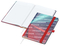 Notizbuch Match-Book Papier-Hardcover individuell bedruckt, DIN A5, Papierfarbe/Lineatur Hochweiß/Winkelkaro, Einband-Oberfläche glänzend