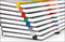 Notizbuch Match-Book Papier-Hardcover individuell bedruckt, DIN A5, Papierfarbe/Lineatur Hochweiß/Winkelkaro, Einband-Oberfläche matt
