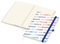 Notizbuch Match-Book Naturpapier-Hardcover individuell bedruckt, DIN A4, Papierfarbe/Lineatur Cremefarben/Punktraster, Einband-Papierfarbe Weiß