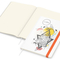 Notizbuch Match-Book Naturpapier-Hardcover individuell bedruckt, DIN A4, Papierfarbe/Lineatur Cremefarben/Punktraster, Einband-Papierfarbe Weiß