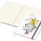 Notizbuch Match-Book Naturpapier-Hardcover individuell bedruckt, DIN A4, Papierfarbe/Lineatur Cremefarben/Punktraster, Einband-Papierfarbe Weiß