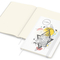 Notizbuch Match-Book Naturpapier-Hardcover individuell bedruckt, DIN A4, Papierfarbe/Lineatur Cremefarben/Punktraster, Einband-Papierfarbe Weiß