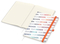 Notizbuch Match-Book Naturpapier-Hardcover individuell bedruckt, DIN A4, Papierfarbe/Lineatur Cremefarben/Winkelkaro, Einband-Papierfarbe Weiß