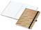 Notizbuch Match-Book Naturpapier-Hardcover individuell bedruckt, DIN A4, Papierfarbe/Lineatur Hochweiß/Punktraster, Einband-Papierfarbe Braun
