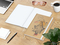 Notizbuch Match-Book Naturpapier-Hardcover individuell bedruckt, DIN A4, Papierfarbe/Lineatur Hochweiß/Punktraster, Einband-Papierfarbe Braun