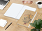 Notizbuch Match-Book Naturpapier-Hardcover individuell bedruckt, DIN A4, Papierfarbe/Lineatur Hochweiß/Winkelkaro, Einband-Papierfarbe Braun