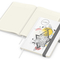 Notizbuch Match-Book Naturpapier-Hardcover individuell bedruckt, DIN A5, Papierfarbe/Lineatur Cremefarben/Winkelkaro, Einband-Papierfarbe Weiß
