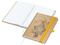 Notizbuch Match-Book Naturpapier-Hardcover individuell bedruckt, DIN A5, Papierfarbe/Lineatur Hochweiß/Punktraster, Einband-Papierfarbe Braun