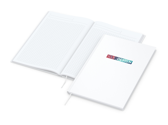 Notizbuch Note-Book EXPRESS Ecken spitz Hardcover matt-farbig
