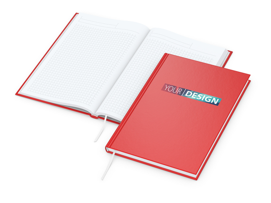 Notizbuch Note-Book EXPRESS Ecken spitz Hardcover matt-farbig, DIN A5