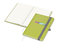 Notizbuch Organic-Book RECYCLING Apfelleder-Hardcover farbig A5, Lineatur Punktraster, Material-Infoblatt nein, Siebdruck-Digital inkl.
