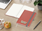 Notizbuch Organic-Book RECYCLING Apfelleder-Hardcover farbig A5, Lineatur Punktraster, Material-Infoblatt nein, Siebdruck-Digital inkl.