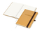 Notizbuch Organic-Book RECYCLING Apfelleder-Hardcover farbig A5, Lineatur Punktraster, Material-Infoblatt nein, Blindprägung inkl.