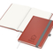 Notizbuch Organic-Book RECYCLING Apfelleder-Hardcover farbig A5, Lineatur Punktraster, Material-Infoblatt nein, Blindprägung inkl.