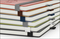 Notizbuch Organic-Book RECYCLING Apfelleder-Hardcover farbig A5, Lineatur Winkelkaro, Material-Infoblatt nein, Siebdruck-Digital inkl.