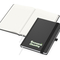 Notizbuch Organic-Book RECYCLING Apfelleder-Hardcover farbig A5, Lineatur Winkelkaro, Material-Infoblatt nein, Siebdruck-Digital inkl.