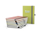Notizbuch Organic-Book RECYCLING Apfelleder-Hardcover farbig A5, Lineatur Winkelkaro, Material-Infoblatt nein, Siebdruck-Digital inkl.