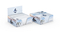 Haftnotiz-Box Pop-Up-Box Haftnotizblöcke weiß Karton-Box individuell bedruckt, 72 × 72 mm, Blattanzahl 250, Haftzettel-Gestaltung individuell