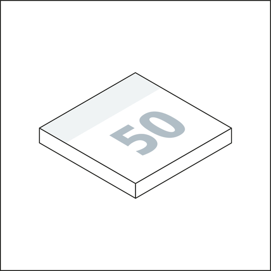 Haftnotizblock Basic RECYCLING 50 Haftzettel