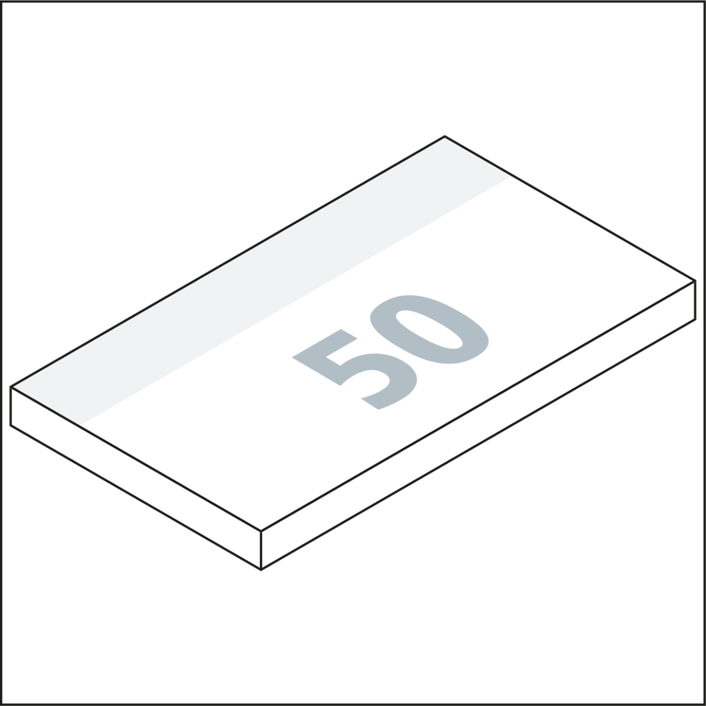 Haftnotizblock Basic RECYCLING 50 Haftzettel, 125 × 72 mm