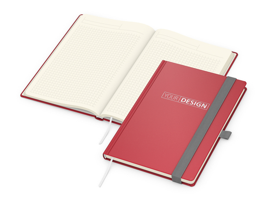 Notizbuch Vision-Book Creme A5 Bestseller inkl. Prägung