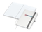 Notizbuch Vision-Book White A5 Bestseller inkl. Siebdruck-Digital