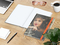 Notizbuch Match-Book RECYCLING Hardcover individuell bedruckt, DIN A4, Lineatur Punktraster, Einband-Material recyceltes Naturpapier